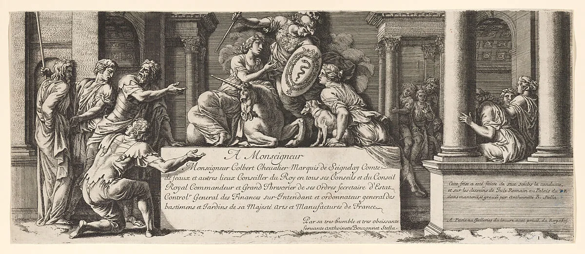 Friezes after Giulio Romano, in Palazzo del Te — Antoinette Bouzonnet Stella