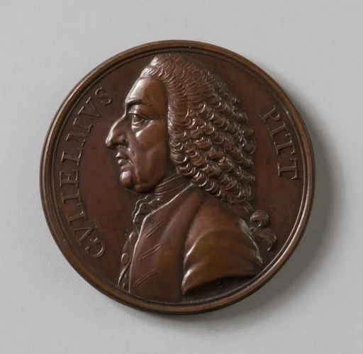 Medal Commemorating the Opposition of William Pitt to the Colonial Policy