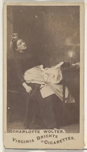 Charlotte Wolter, from the Actors and Actresses series (N45, Type 1) for Virginia Brights Cigarettes