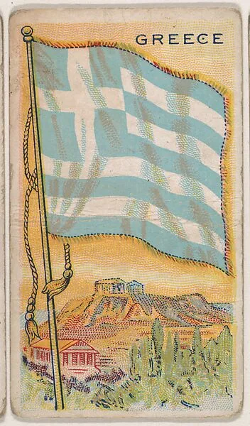 Greece, bakery card from the Flags series (D34), issued by the Ward-Mackey Company — Ward-Mackey Company
