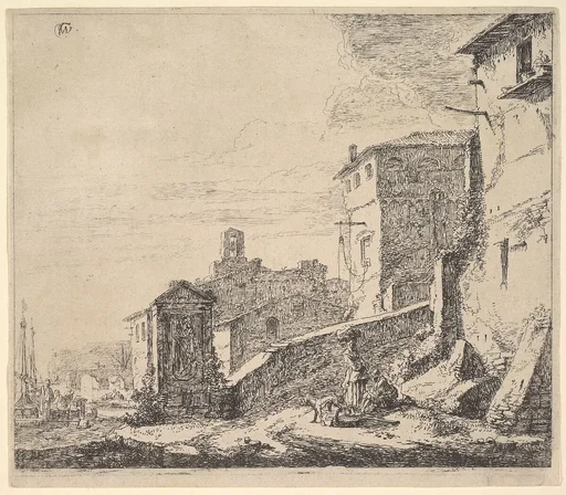 A Woman Standing by a Seated Man