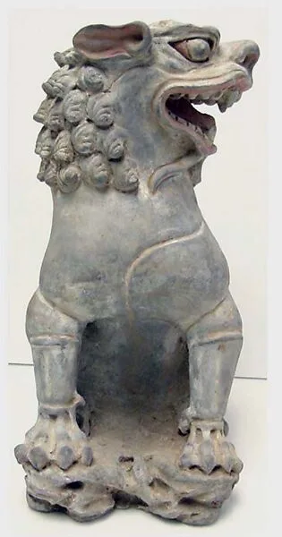 唐 彩繪陶獅|Lion — Unknown