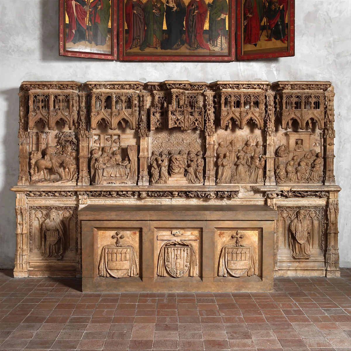 Altar Predella and Socle of Archbishop Don Dalmau de Mur y Cervelló — Francí Gomar