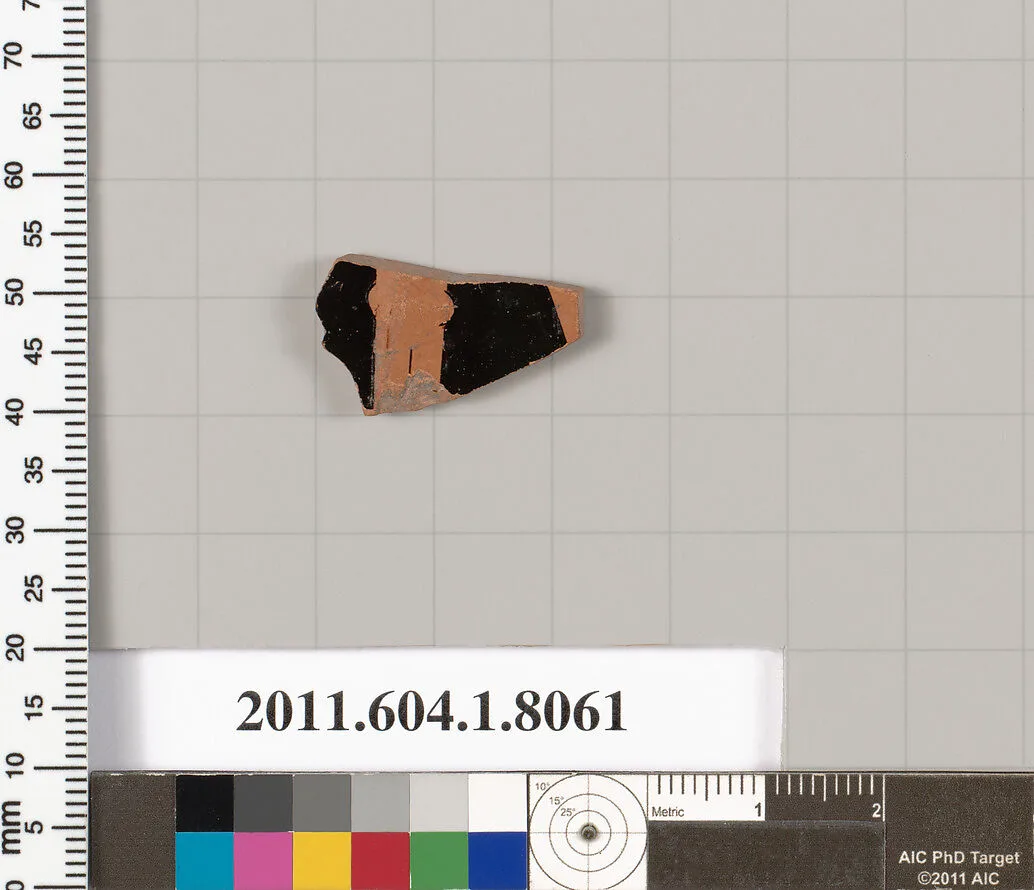 Terracotta fragment of a kylix (drinking cup) — Unknown