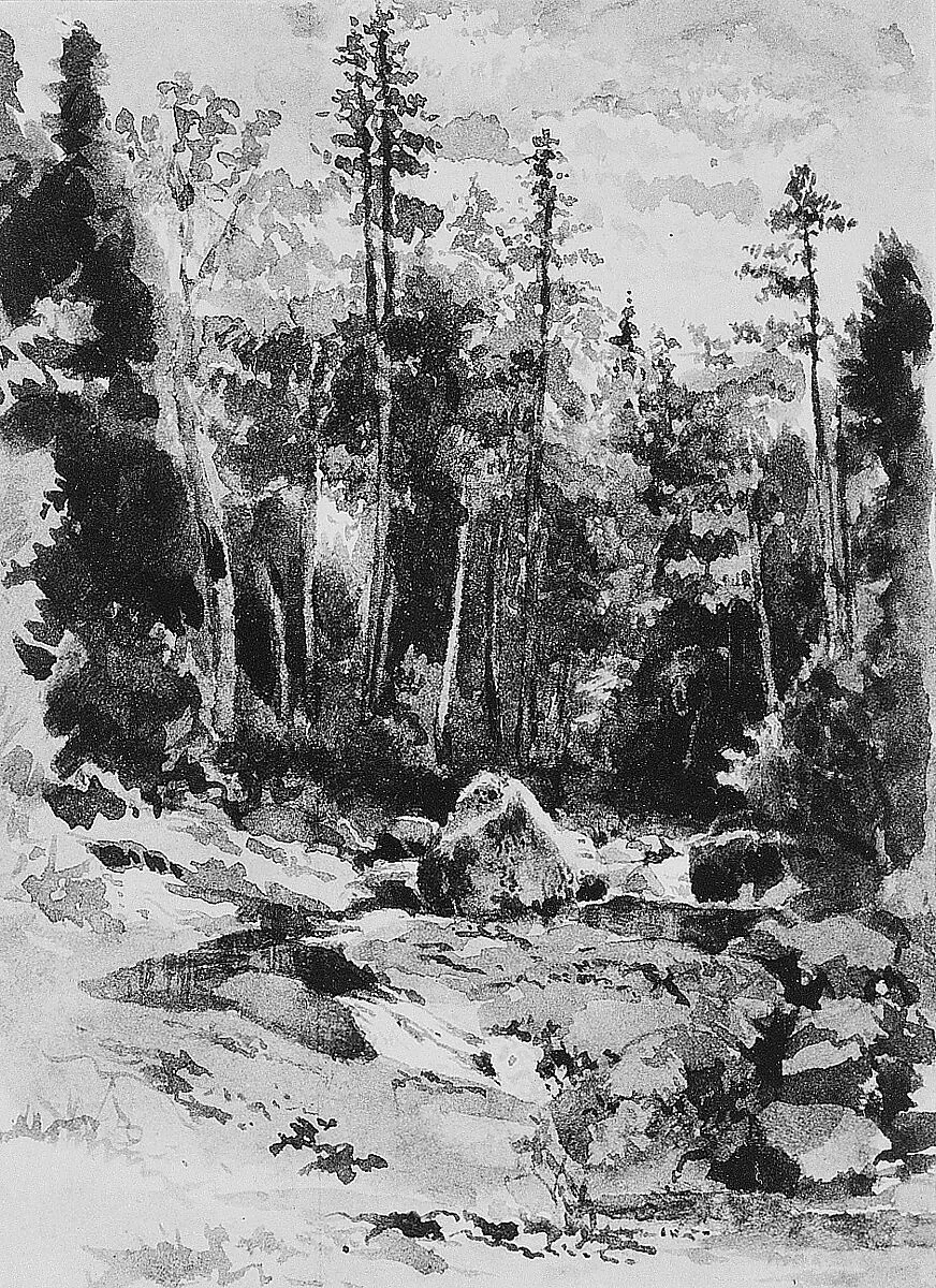 Peabody at the Glen, New Hampshire — John William Hill