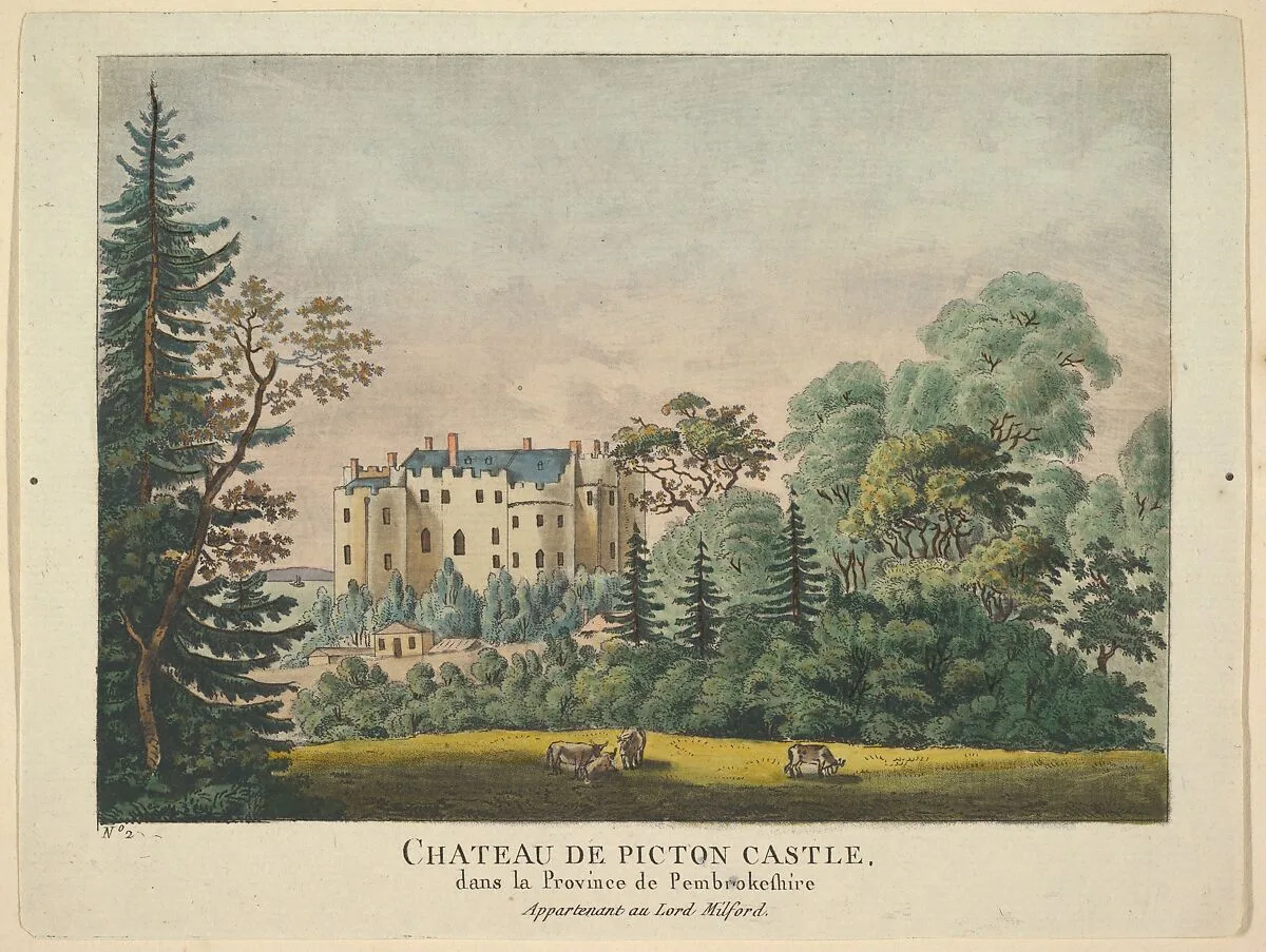 Chateau de Picton Castle — Anonymous, French, 18th century
