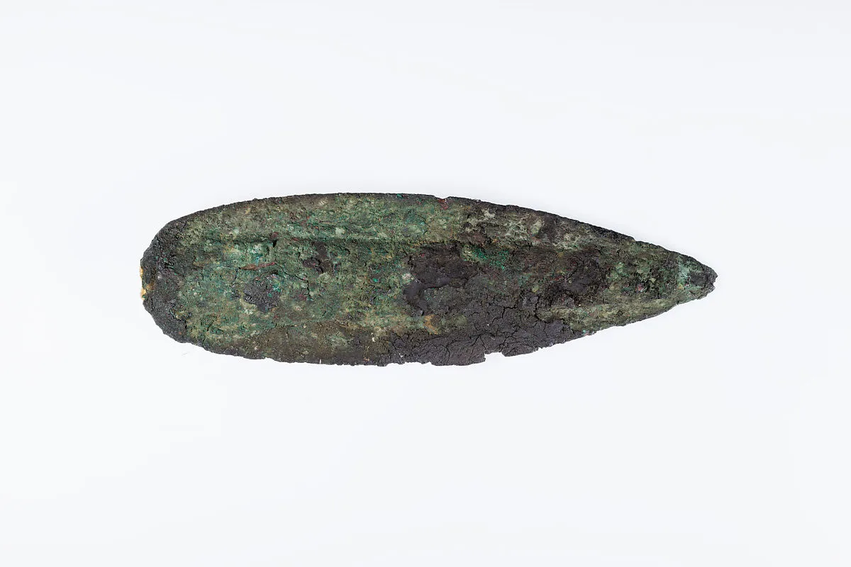 Head and part of the shaft of a spear — Unknown