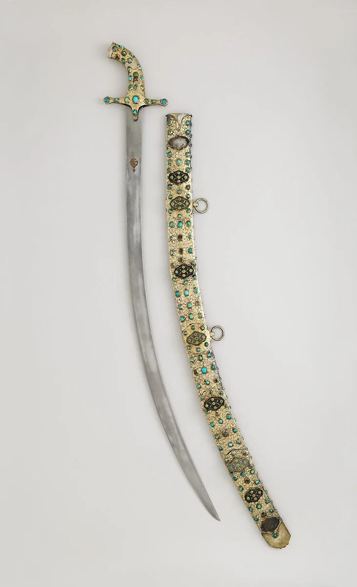 Scimitar with Scabbard — Unknown