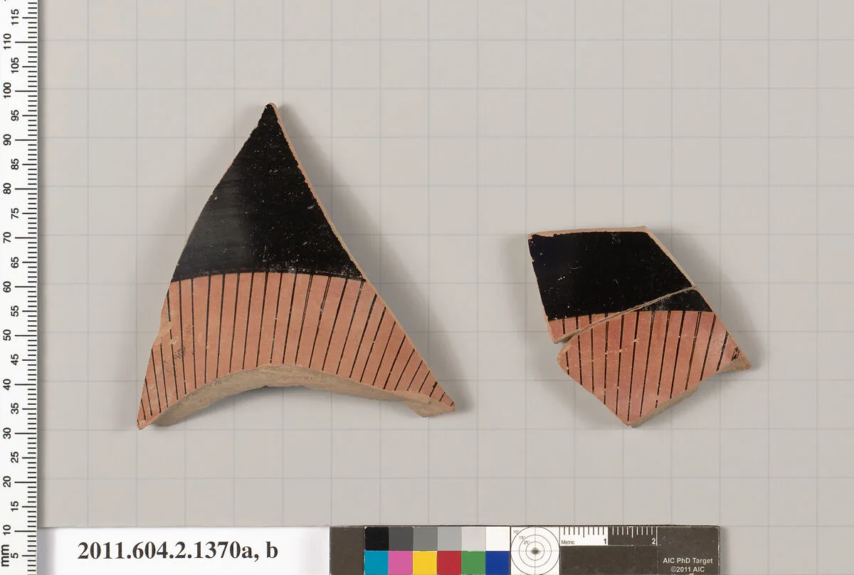 Terracotta fragments of a skyphos (deep drinking cup) — Unknown
