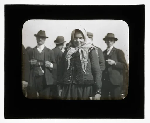 [Social Documentary Lantern Slide of New York]