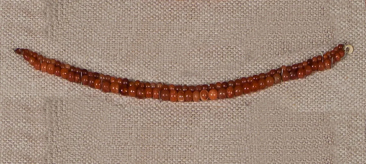String of Carnelian Beads — Unknown
