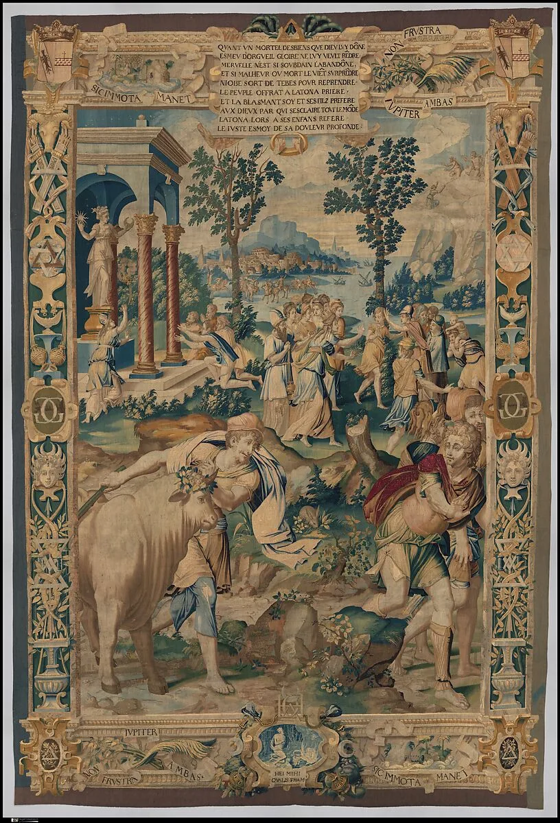 The Blasphemy of Niobe from Scenes from the Story of Diana — Jean Cousin the Elder|Pierre Blasse the Younger|Jacques Langlois|Etienne Delaune