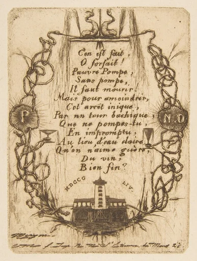 The Nôtre-Dame Pump (small plate)