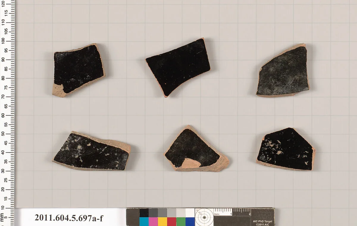 Terracotta fragments of kylikes (drinking cups) — Unknown