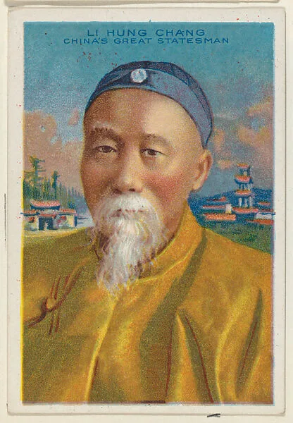 Li Hung Chang, China's Great Statesman, from the "Heroes of History" series (T68), issued with Miners Extra Smoking Tobacco, Natural Leaf Scrap, and Royal Bengals Little Cigars — Li Hongzhang|Royal Bengals Little Cigars