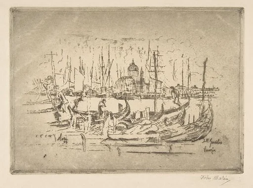 Gondoliers, Venice