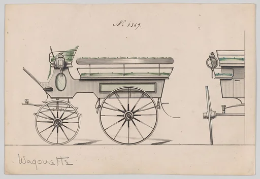 Design for Omnibus or Wagonette, no. 3369