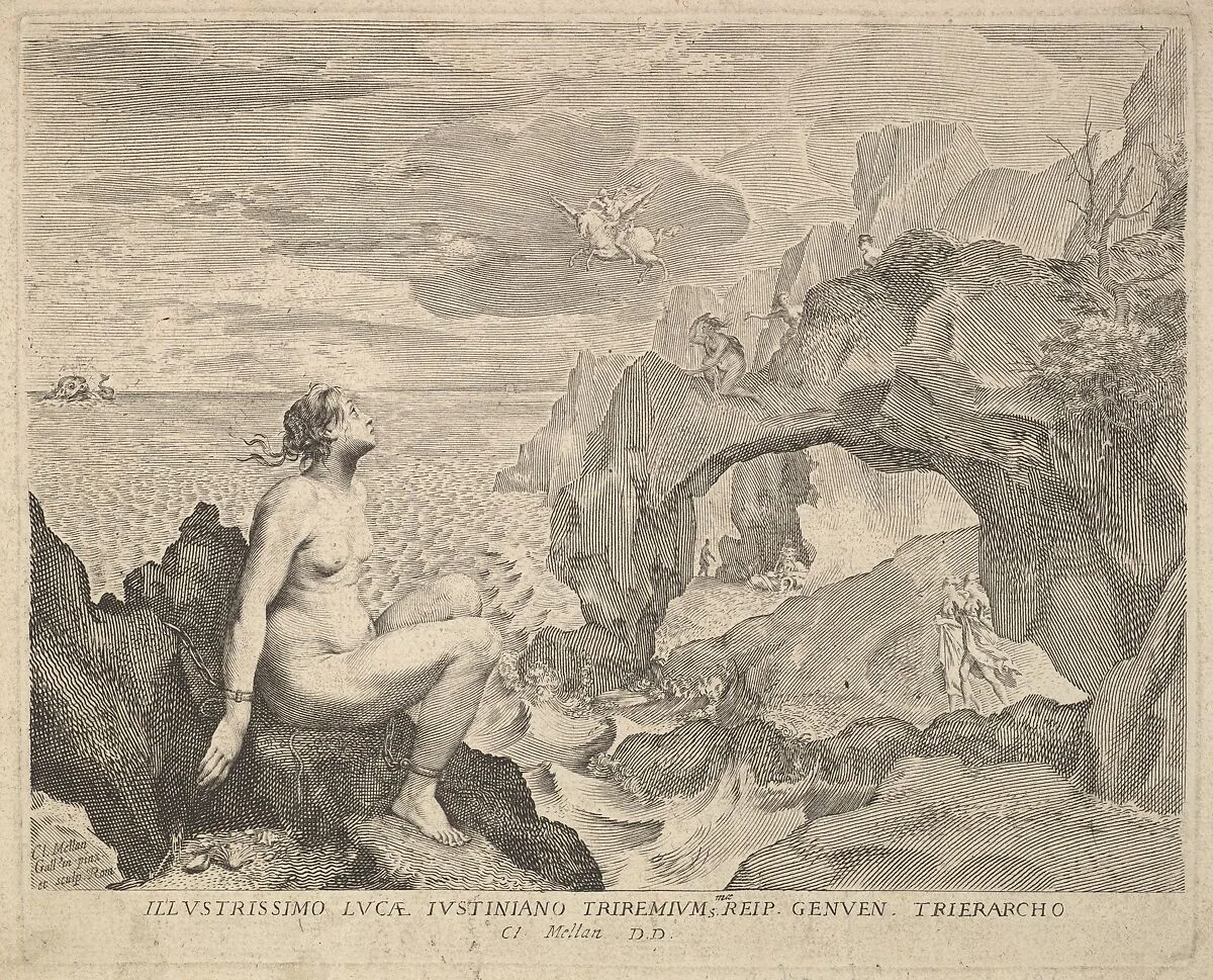 Perseus Delivering Andromeda — Claude Mellan