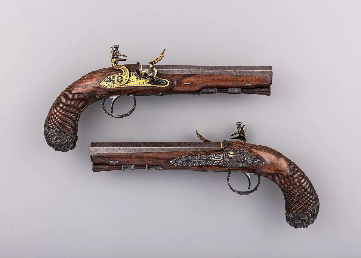 Pair of Flintlock Pistols — George Henry Manton|John Manton & Son|John Manton