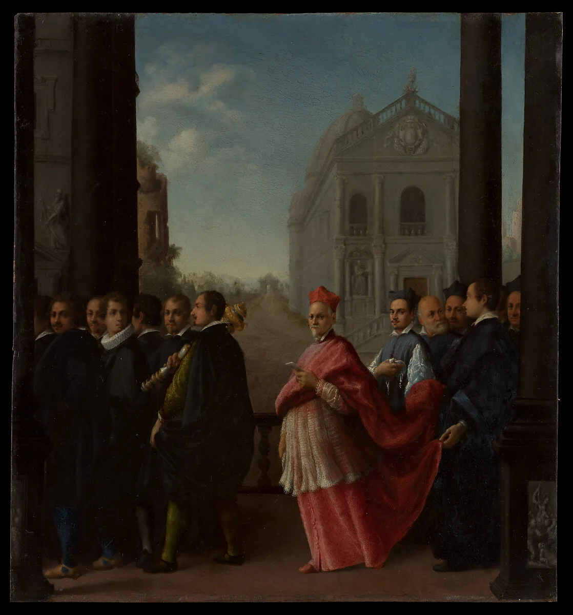 A Cardinal's Procession — Ottavio Leoni (Il Padovano)