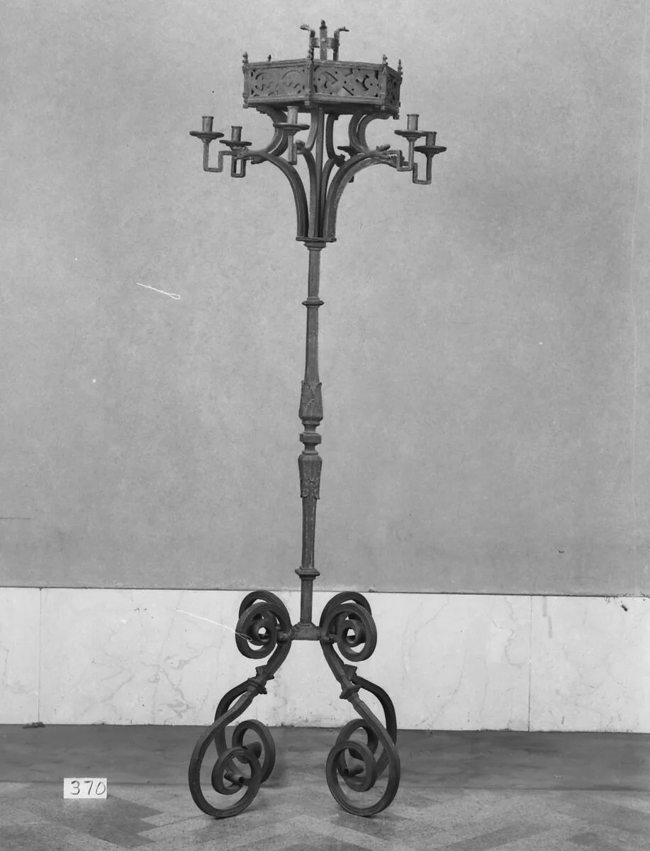 Pair of standing candelabra — Unknown