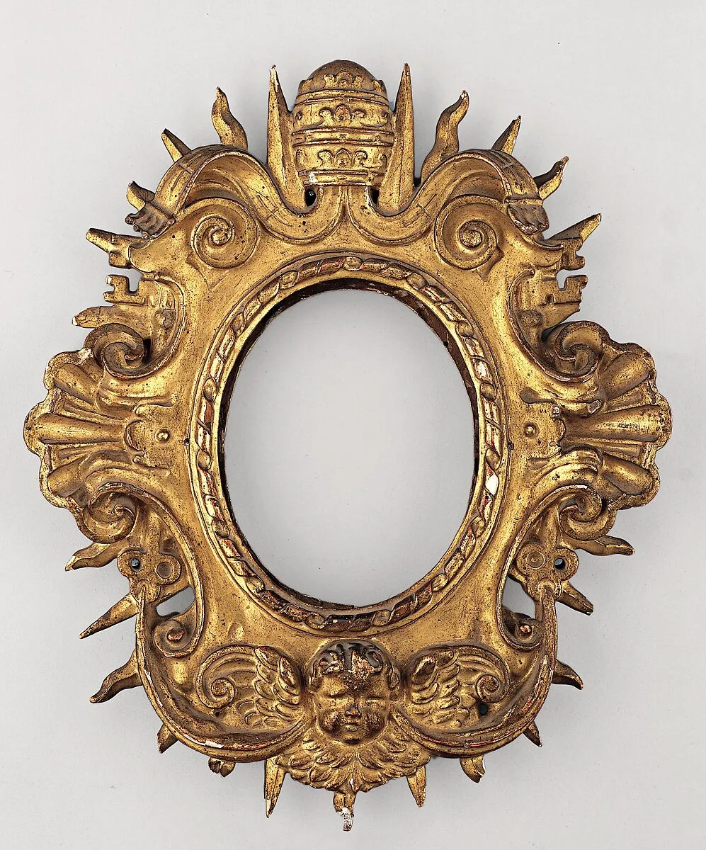 Monstrance or Agnus Dei frame — Unknown