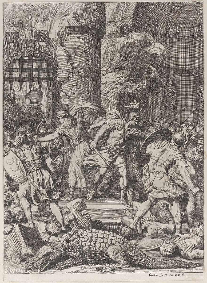 The Taking of Alexandria — Guillaume Courtois|Girard Audran