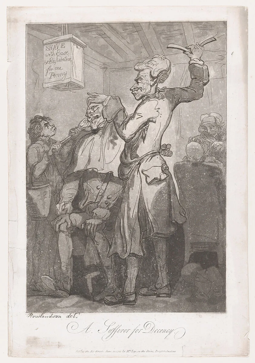 A Sufferer for Decency — Thomas Rowlandson|M. Lay