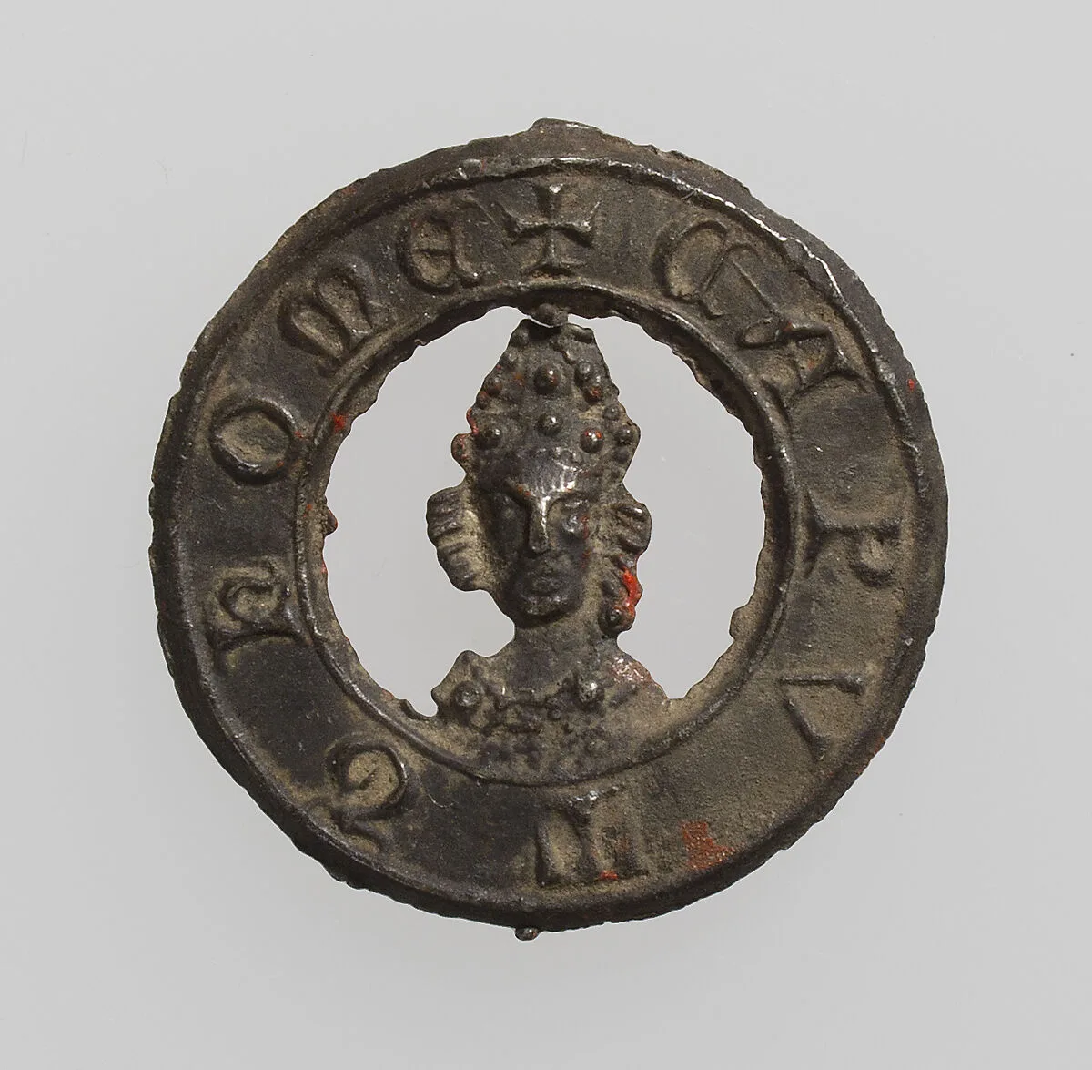 Pilgrim's Badge with head of Saint Thomas à Becket — Unknown