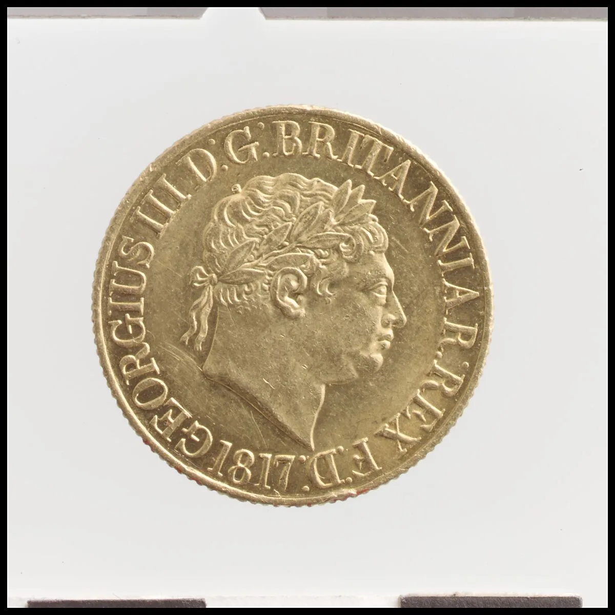 George III sovereign — Benedetto Pistrucci
