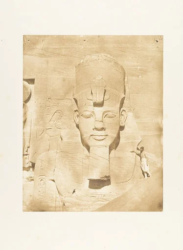 Colosse médial du Spéos d'Phré, à Abousembil