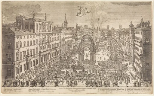 The Feast of the Resurrection in Piazza Navona, Rome, 1650