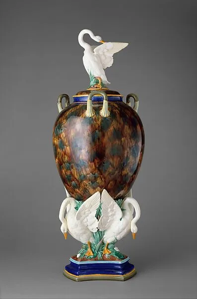 Vase (one of a pair) — Josiah Wedgwood and Sons|Albert-Ernest Carrier-Belleuse