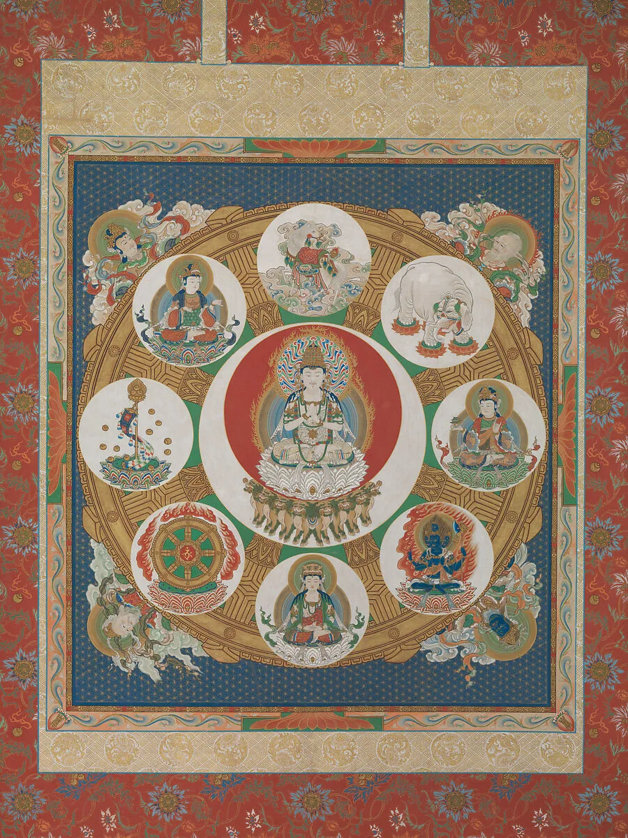 一字金輪曼荼羅|Mandala of the One-Syllable Golden Wheel — Unknown