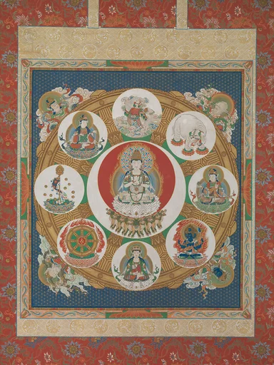 一字金輪曼荼羅|Mandala of the One-Syllable Golden Wheel