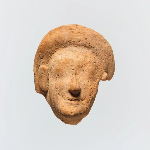 Terracotta fragment of a woman's head