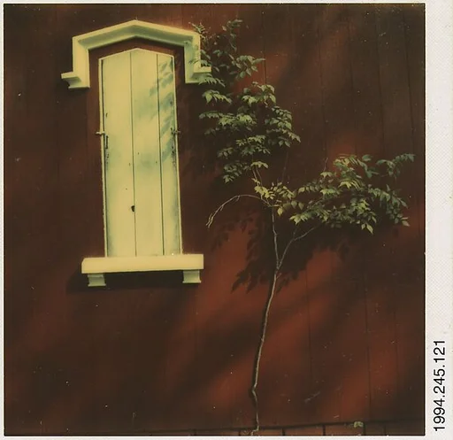[Shutter of Red Clapboard House]