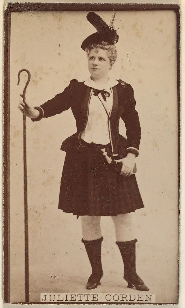 Juliette Corden, from the Actresses series (N668) — Unknown