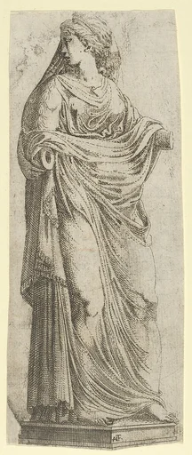 Woman Looking over Her Shoulder