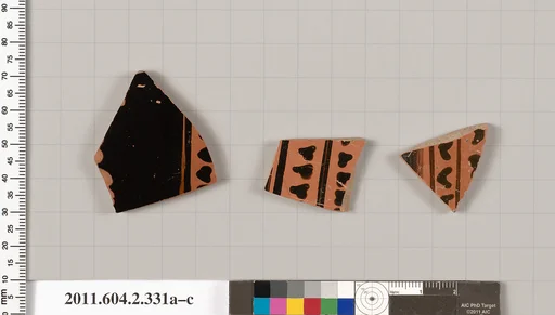 Terracotta fragments of column-kraters (bowls for mixing wine and water)