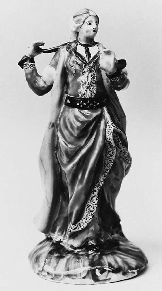 Turkish woman (one of a pair) — William Littler|Meissen Manufactory|Johann Joachim Kändler