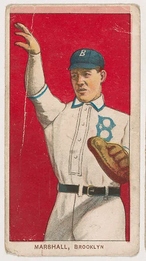 Doc Marshall, Brooklyn, from Coupon Cigarettes Baseball Issue, 1910