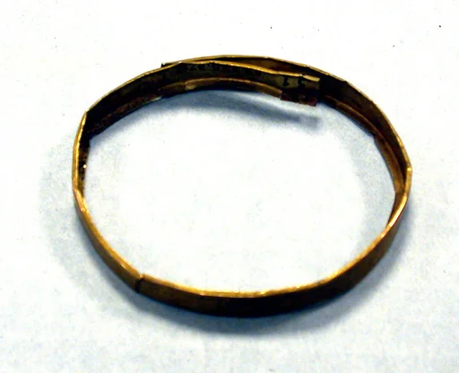 Hammered Gold Band