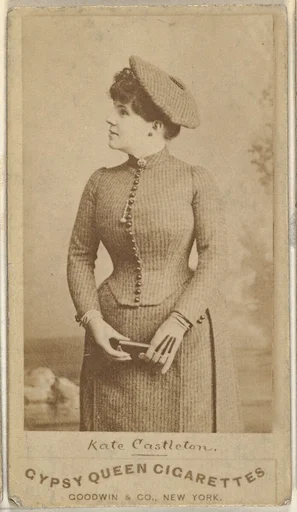 Kate Castleton, from the Actors and Actresses series (N171) for Gypsy Queen Cigarettes