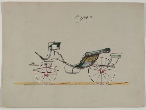 Design for Cabriolet or Victoria, no. 3750a