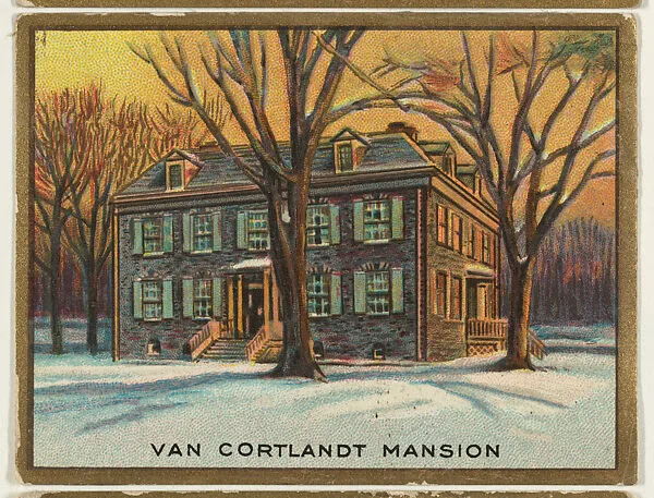 Van Cortlandt Mansion, from the "Historic Homes" series (T69), issued with Helmar Cigarettes by S. Anargyros Tobacco Company — S. Anargyros Tobacco Company