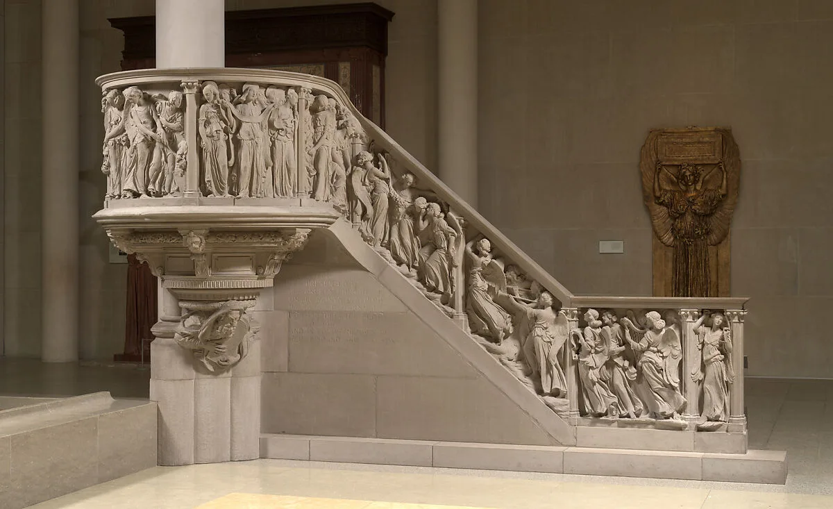 All Angels' Church Pulpit and Choir Rail — Karl Theodore Bitter