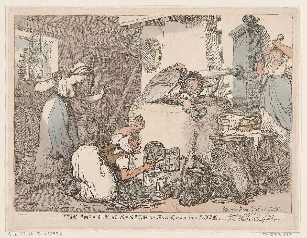 The Double Disaster, or New Cure for Love — Thomas Rowlandson|Thomas Tegg