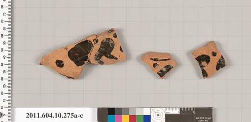 Terracotta fragments from a closed shape