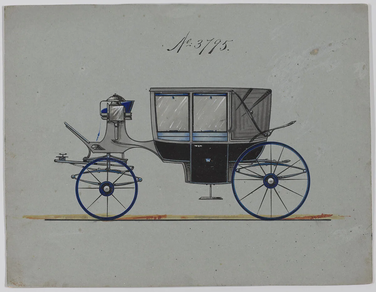 Design for Landau, No. 3795 — Brewster & Co.